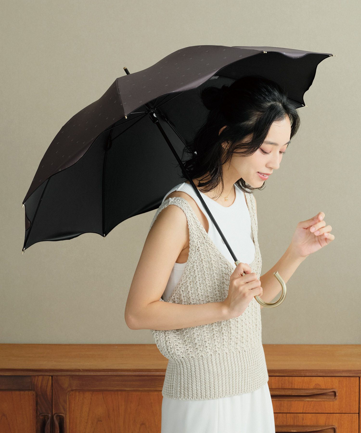遮光ハートメロウ Wpc. 日傘 長傘 晴雨兼用 | 【公式】Wpc. ONLINE STORE