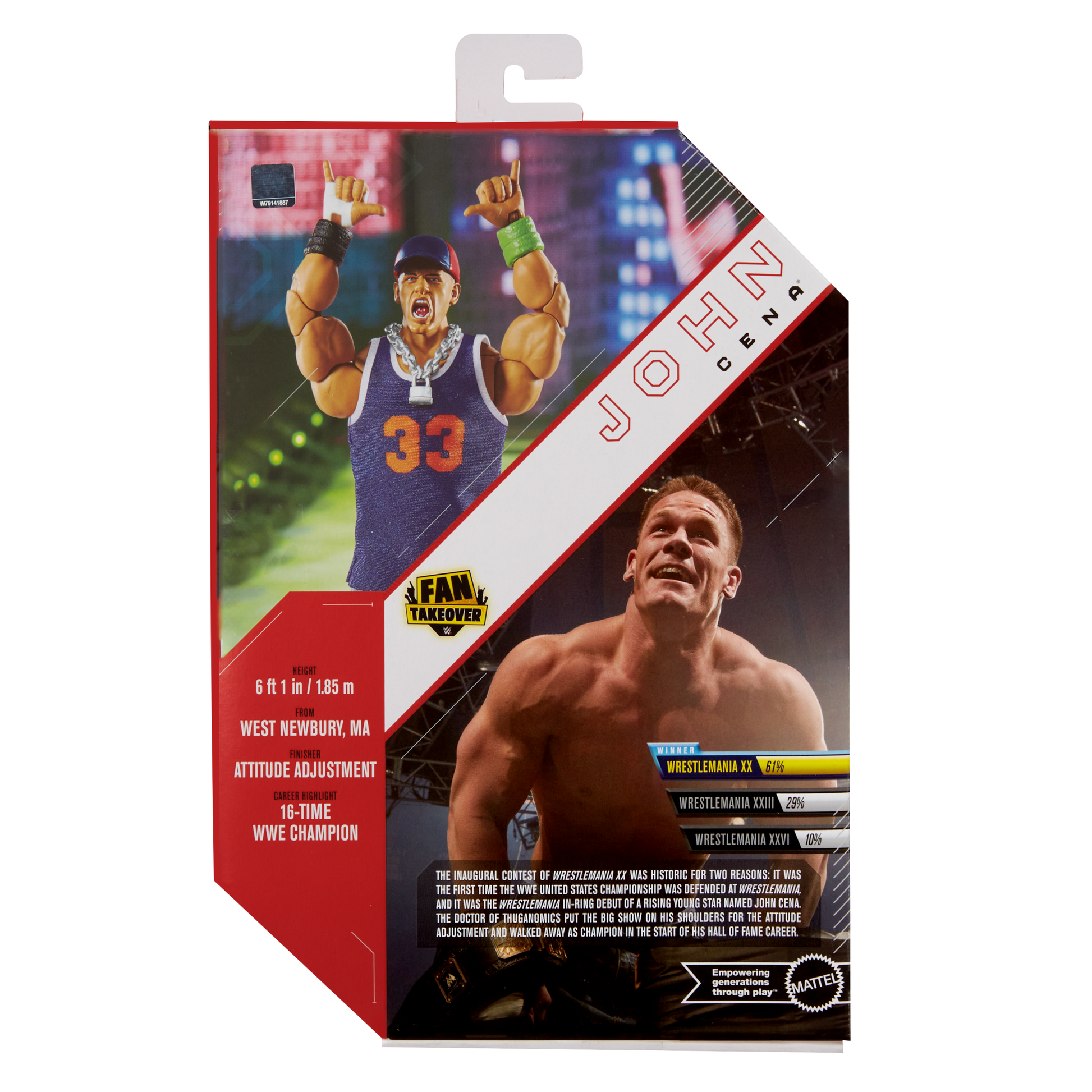 2025 WWE Mattel Ultimate Edition Fan Takeover John Cena [Exclusive