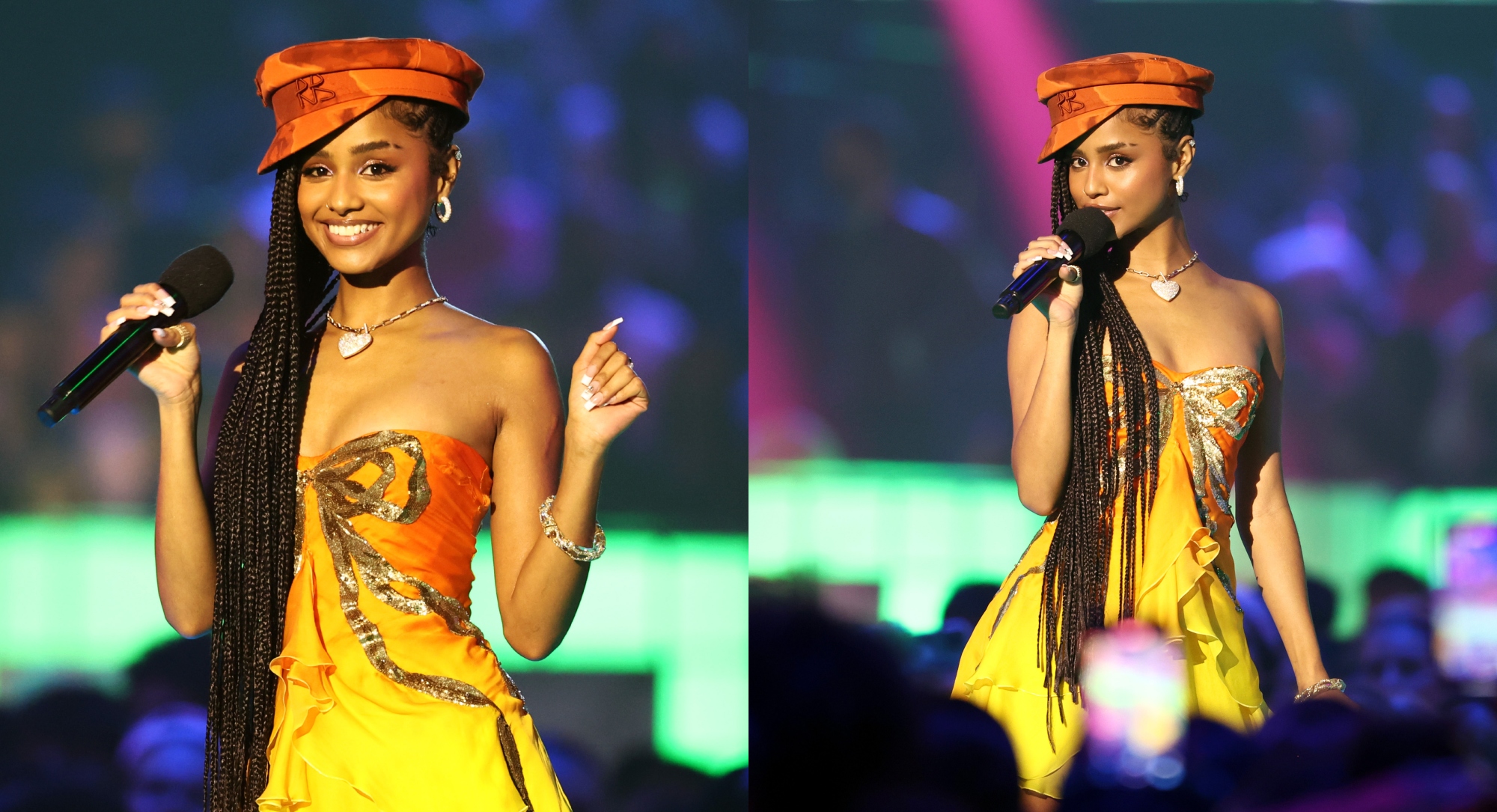 Tyla Channels Y2K Glam in Roberto Cavalli at Kids' Choice Awards 2025