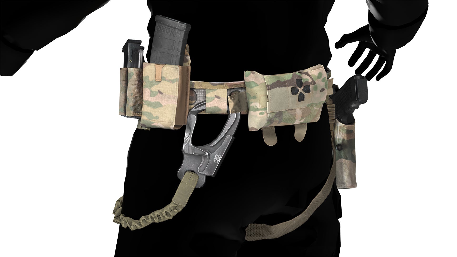 FERRO CONCEPTS BISON BELT - Low Poly 3D Model | Game-Ready Asset