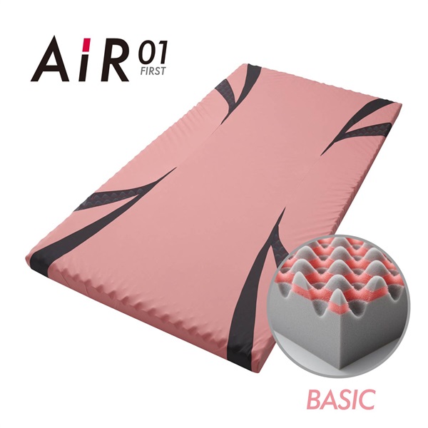西川」〈Air〉「エアー01」マットレス/BASIC【カラー：ピンク】｜百万