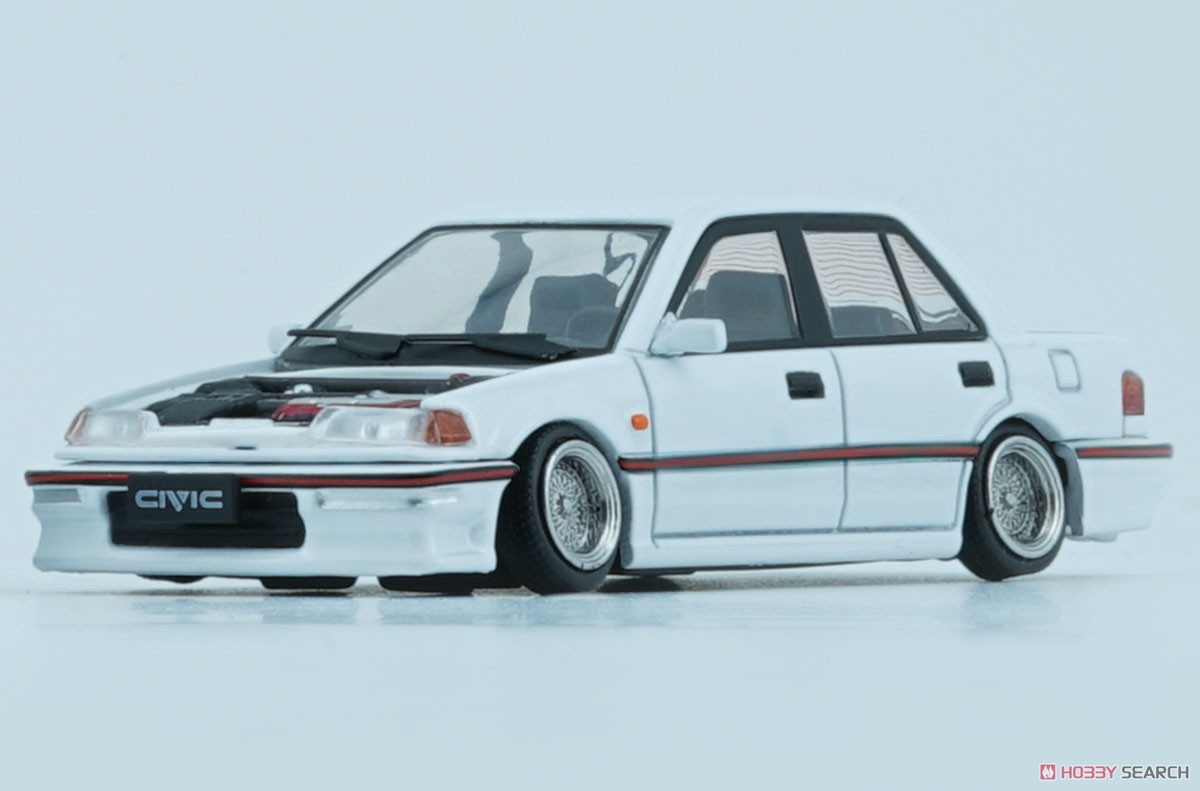 ホンダ シビック EF2 1991 ホワイト (LHD) (ミニカー) - ホビーサーチ