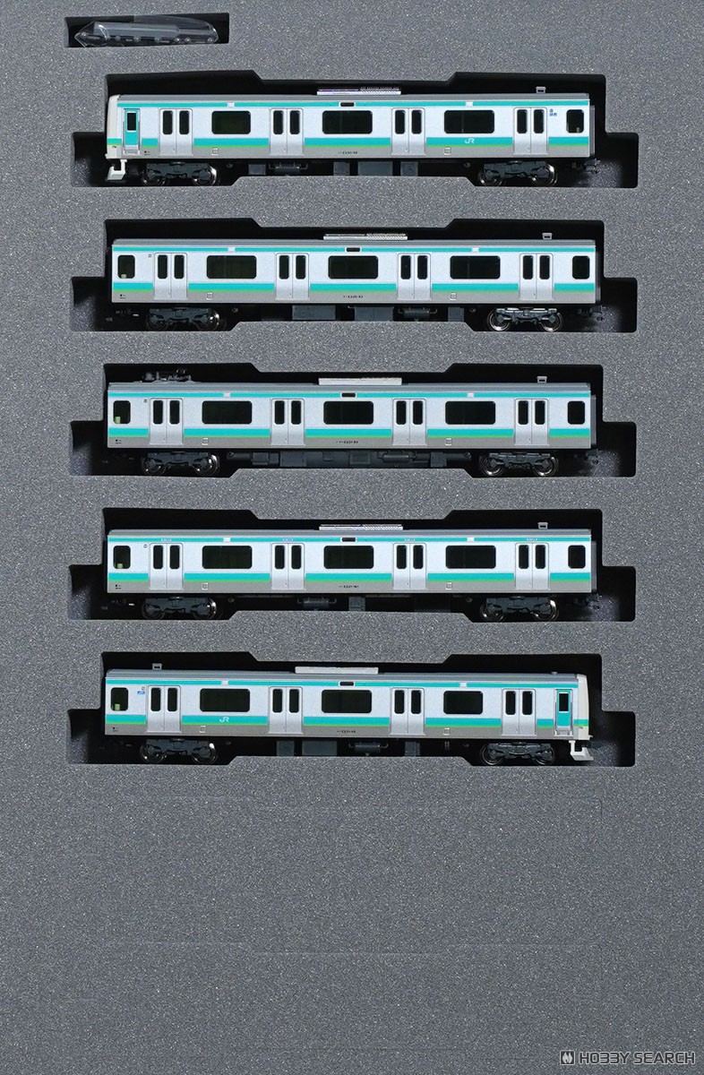 JR E231系 常磐線 上野東京ライン 5両増結Tセット特製品 Mなし JR E231