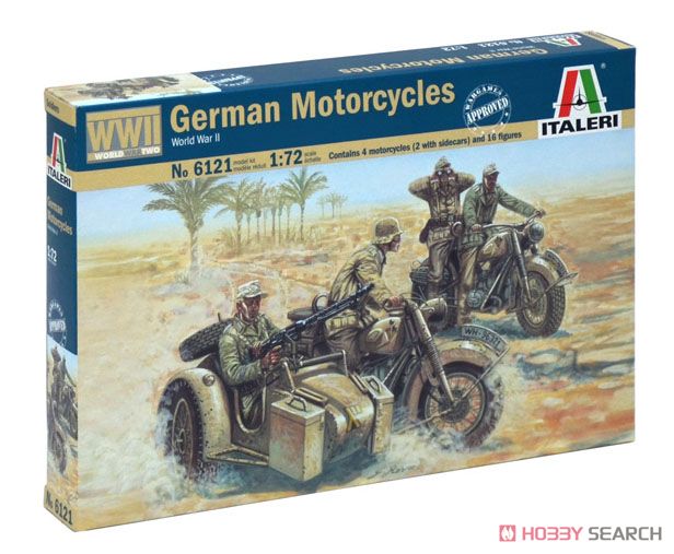 WW.II ドイツ軍 オートバイ部隊 (プラモデル) - ホビーサーチ