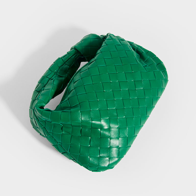 BOTTEGA VENETA Mini Jodie Leather Top Handle Bag – COCOON