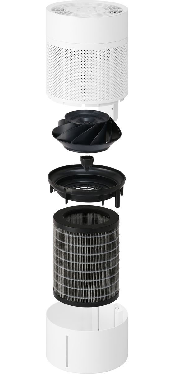 アイリスオーヤマ 丸洗い気化式加湿器エネミスト ホワイト AHM-MVU55A