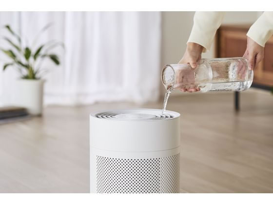 アイリスオーヤマ 丸洗い気化式加湿器エネミスト ホワイト AHM-MVU55A