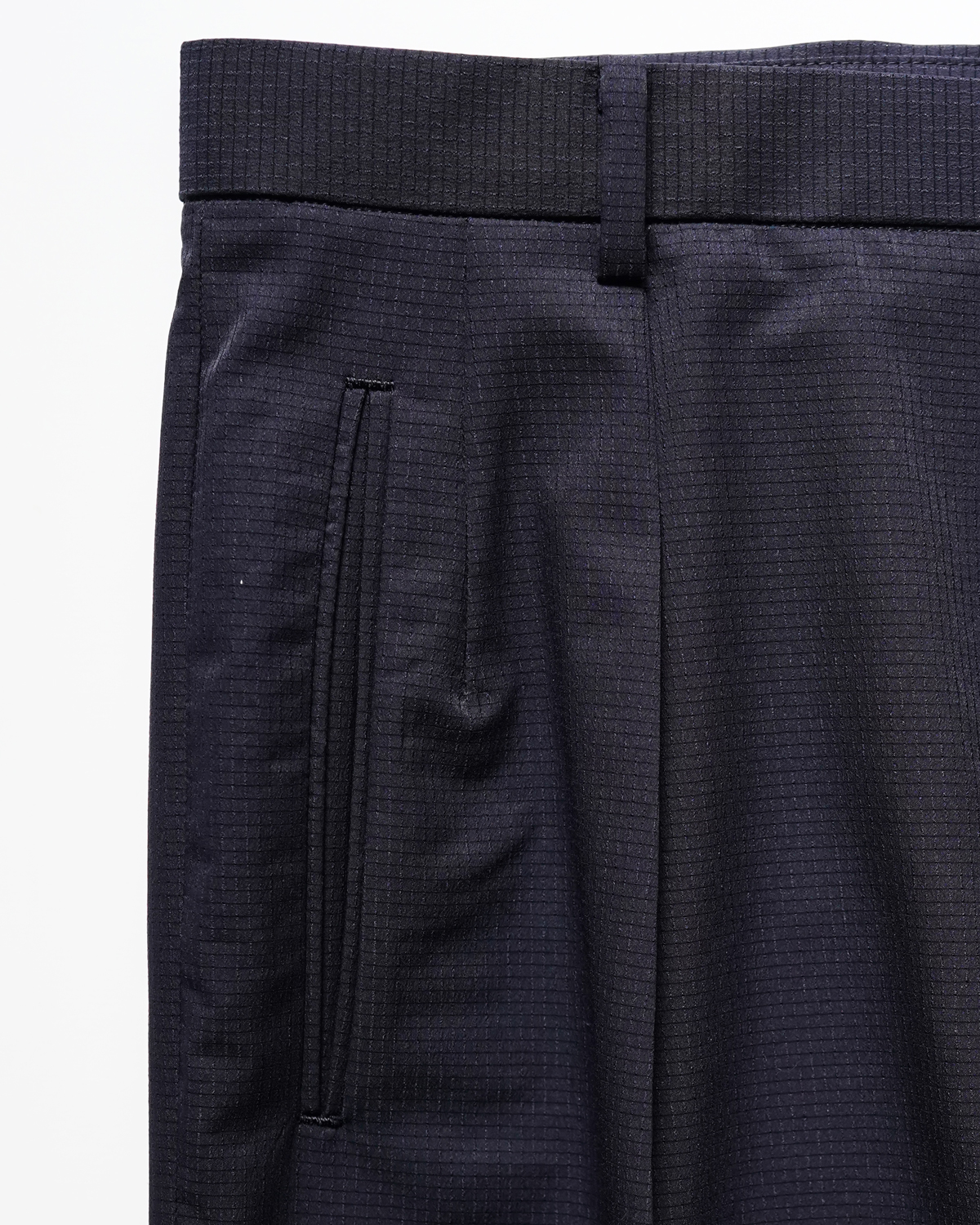 NEAT｜Fake Ripstop｜SROUSERS - Navy｜PRODUCT｜Continuer Inc