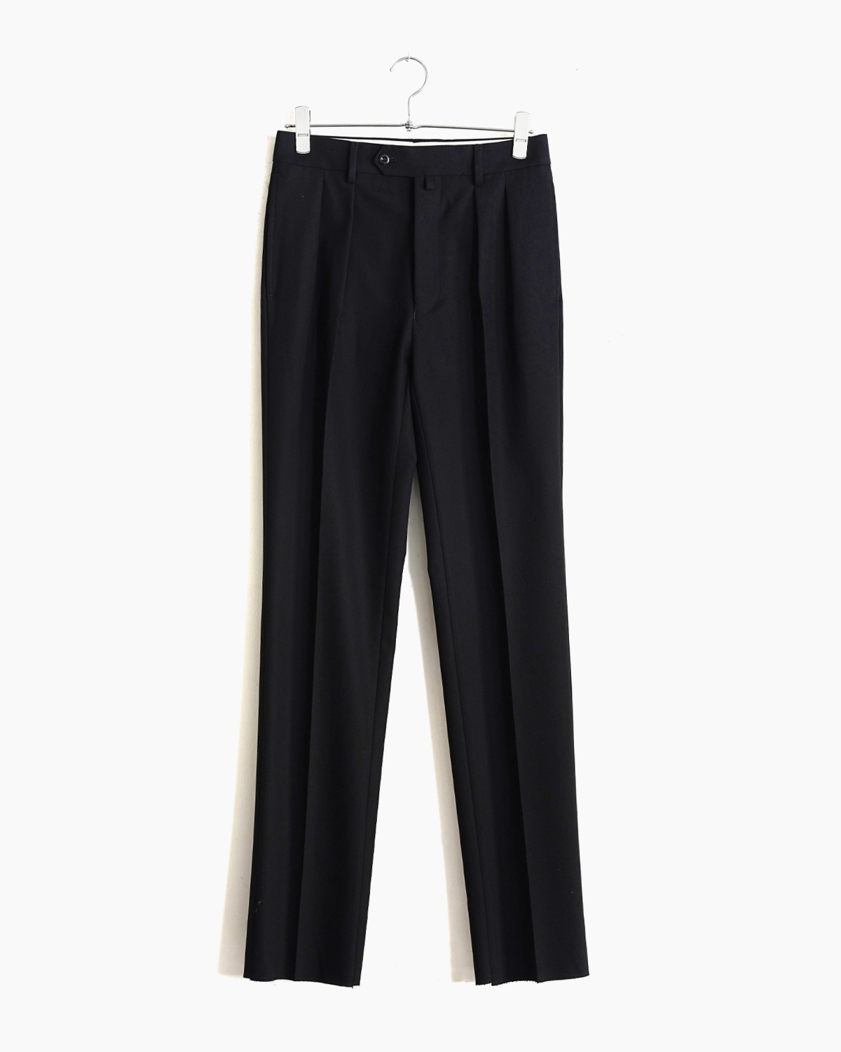 NEAT｜SCOTCH CHEVIOT｜SROUSERS - Black｜PRODUCT｜Continuer Inc