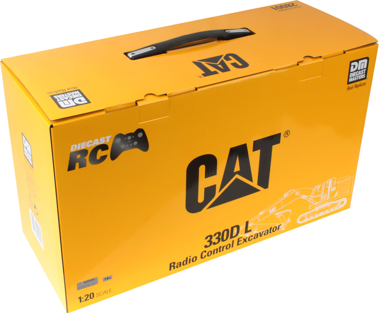 Cat 1:20 Scale Diecast 330D L Excavator 28001 Australian Shipping