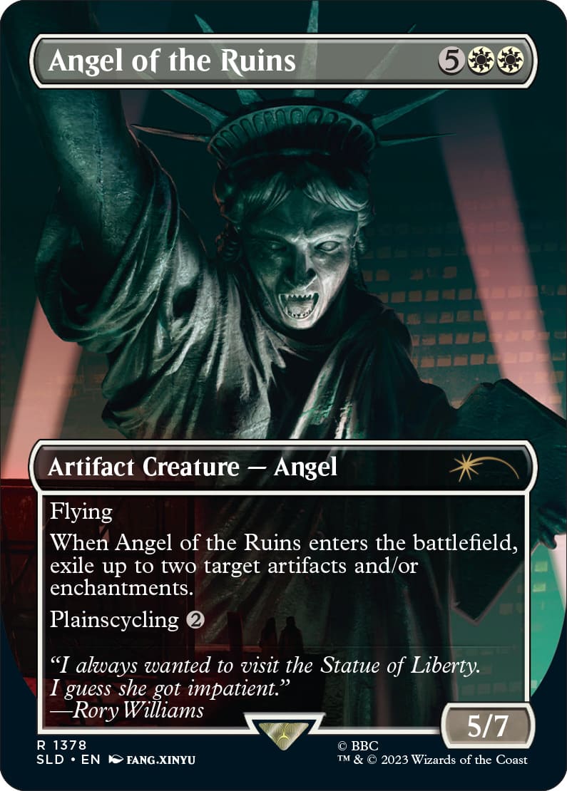 FOIL)(1378)遺跡の天使/Angel of the Ruins《英語》【SLD】