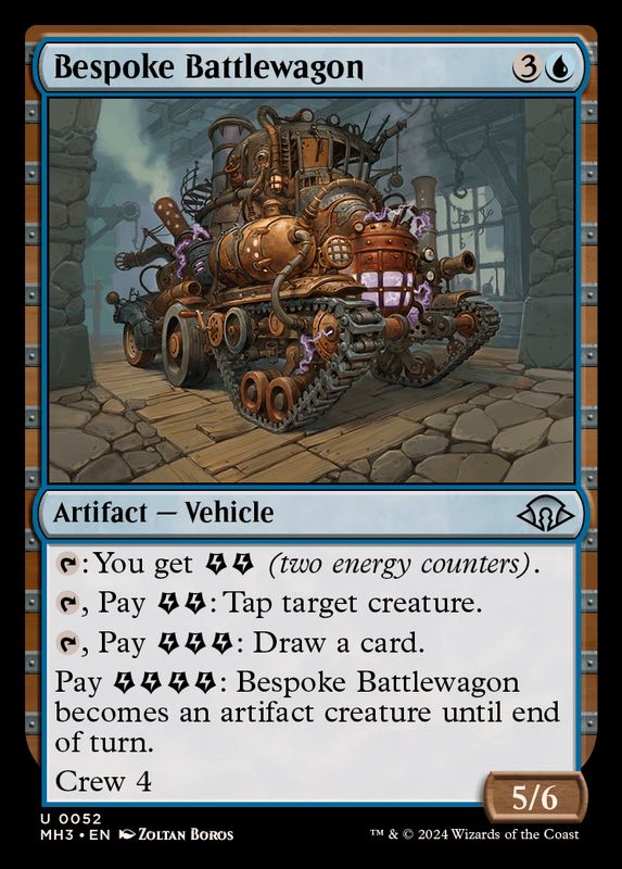 EX+](FOIL)特製の闘車/Bespoke Battlewagon《英語》【MH3】