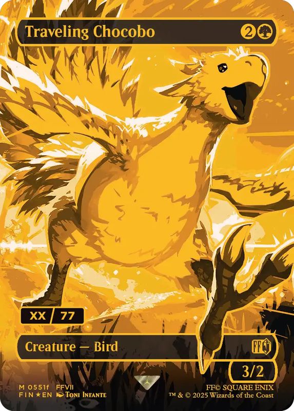 FOIL)(シリアル)旅するチョコボ/Traveling Chocobo《英語》【FIN】
