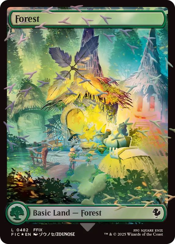チョコボトラックFOIL)森/Forest《英語》【FIC】