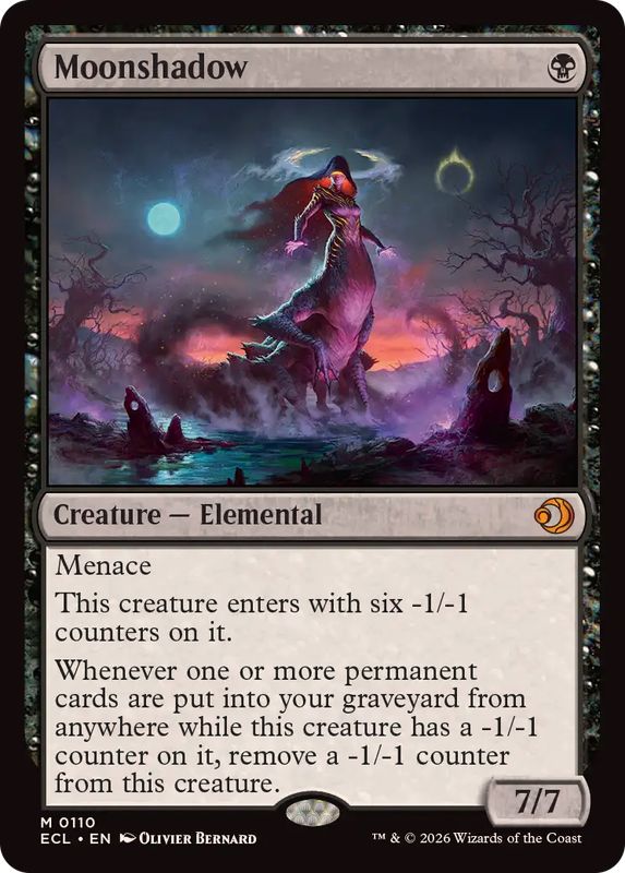 MTG 月影 Moonshadow ジャパンショーケースfoil 英語 FOIL] 月影