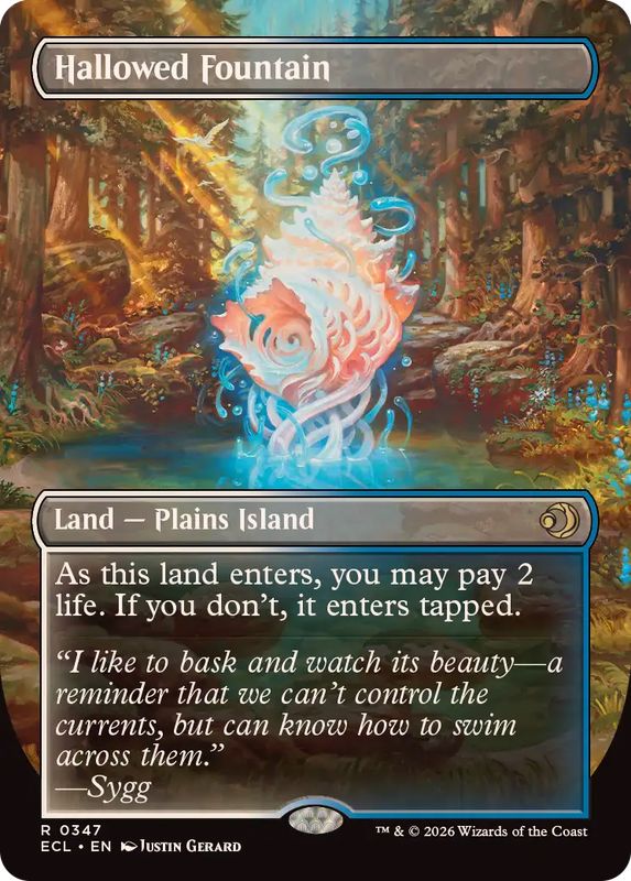 Hallowed Fountain 神聖なる泉 FOIL 006/045 MTG FOIL)神聖なる泉