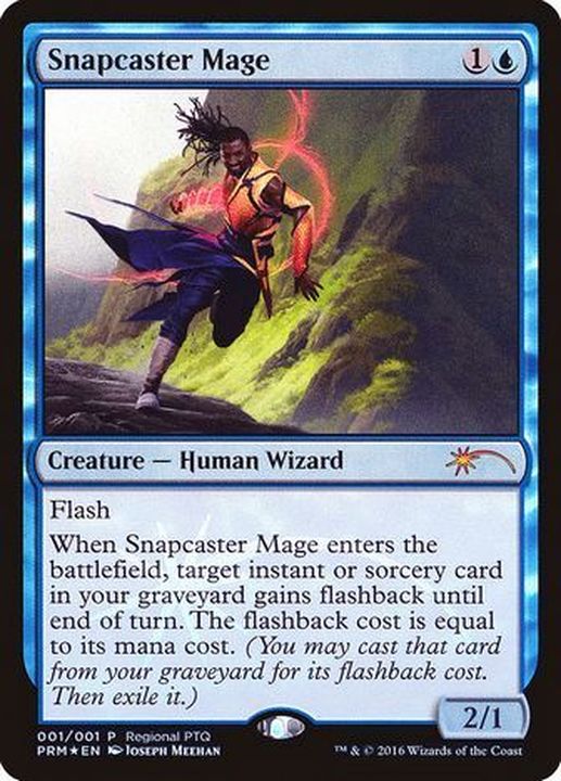EX+](FOIL)瞬唱の魔道士/Snapcaster Mage《英語》【Pro Tour Promos】