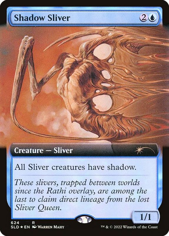 FOIL)(624)陰影スリヴァー/Shadow Sliver《英語》【SLD】