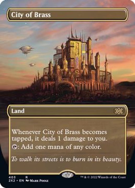 MTG 真鍮の都/City of Brass 英語 3枚 クロニクル MTG 真鍮の都/City