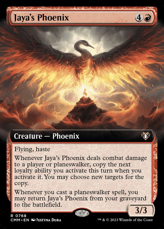 EX+](フルアート)ヤヤのフェニックス/Jaya's Phoenix《英語》【CMM】