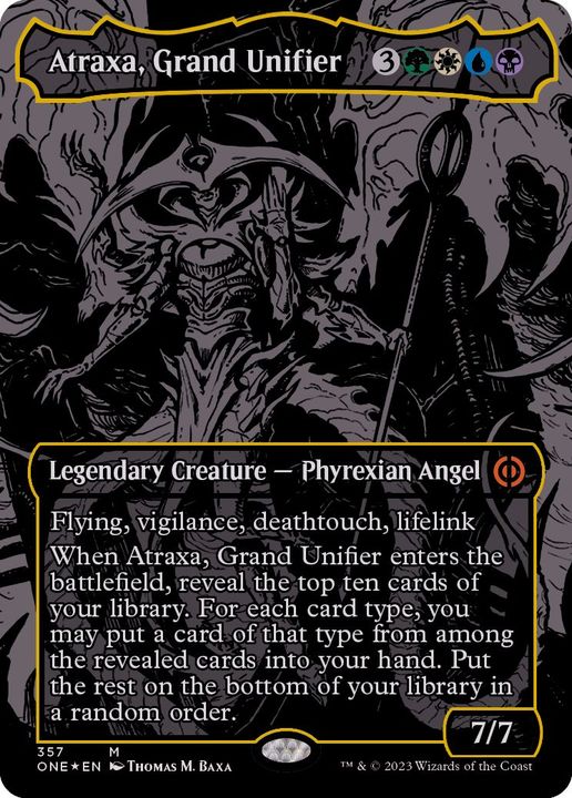 オイルスリックFOIL)偉大なる統一者、アトラクサ/Atraxa, Grand