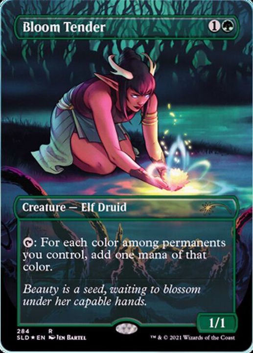 EX+](FOIL)花を手入れする者/Bloom Tender《英語》【SLD】