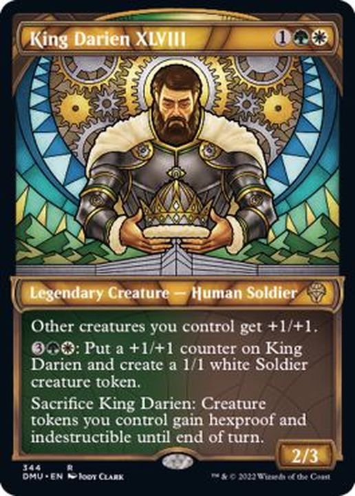 テクスチャーFOIL)国王ダリアン四十八世/King Darien XLVIII《英語