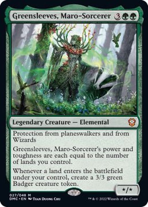 FOIL)マローの魔術師、グリーンスリーヴス/Greensleeves, Maro