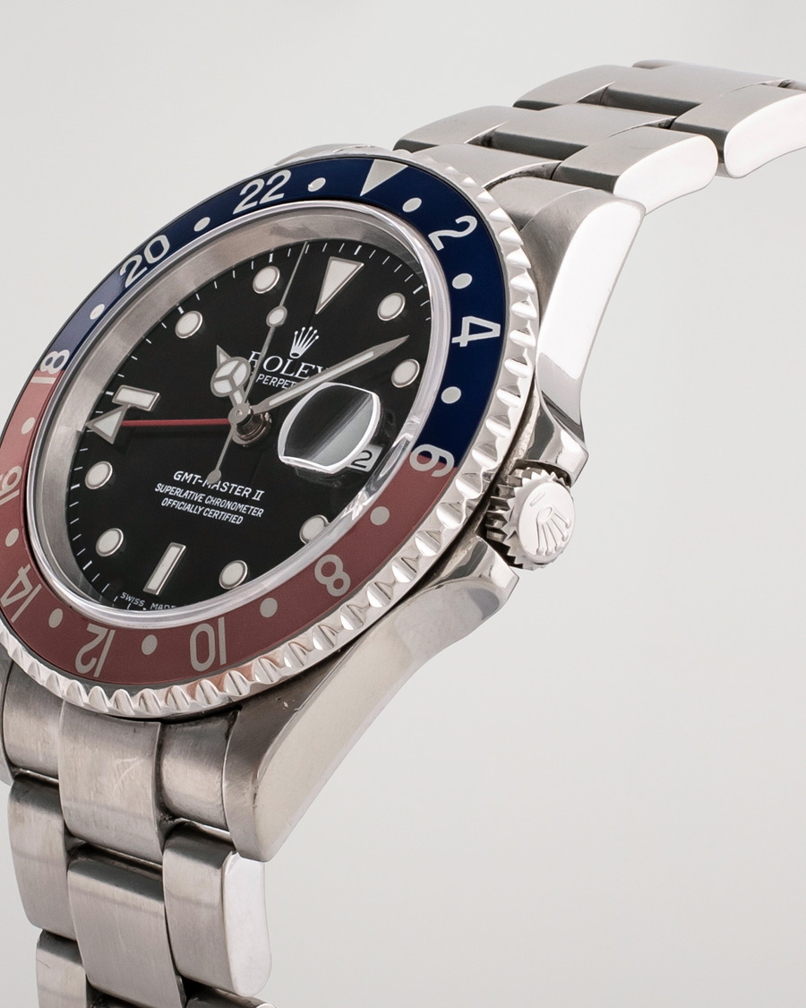 Rolex Pre-Owned GMT-Master II 16710 Silver at CareOfCarl.com