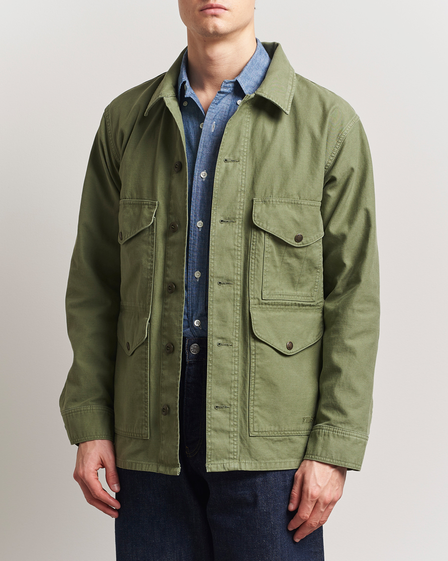 Filson Reverse Sateen Field Cruiser Washed Green at CareOfCarl.com