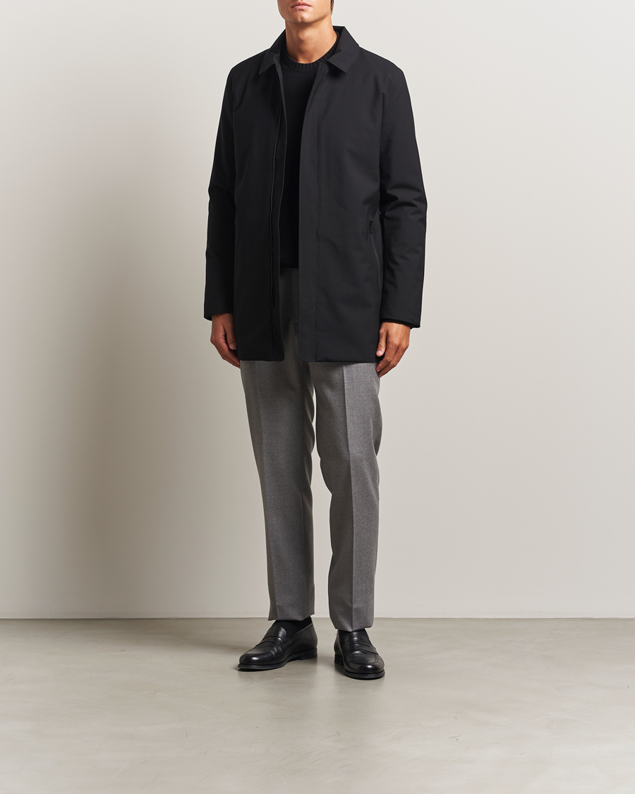 UBR Regulator Coat Savile Black Wool at CareOfCarl.com
