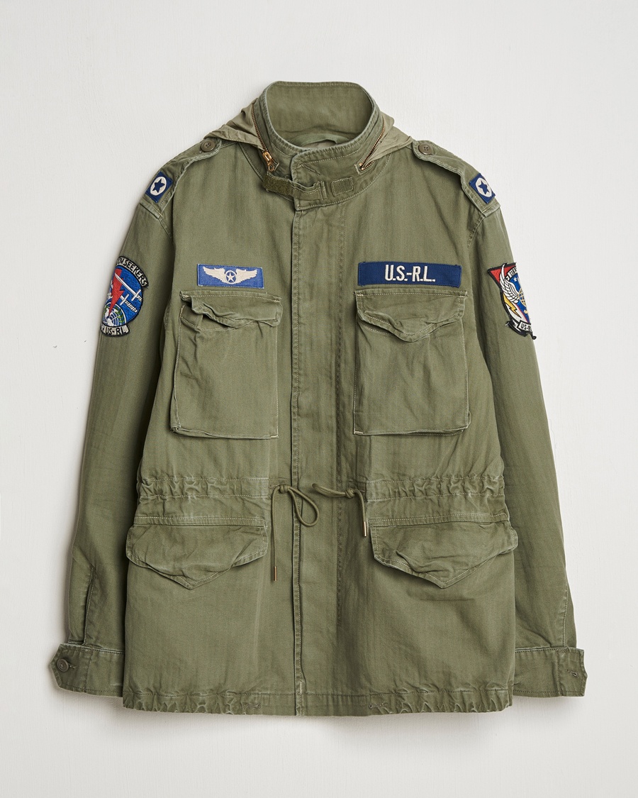 Stone Island David-TC Padded Field Jacket Olive at CareOfCarl.com