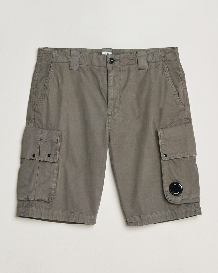 C.P. Company Chrome-R Drawstring Cargo Shorts Grey at CareOfCarl.com