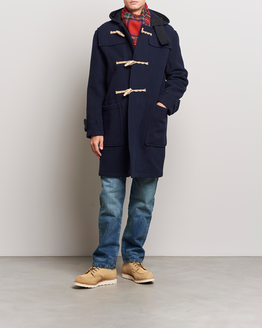 Gloverall 575 Monty Original Duffle Coat Navy at CareOfCarl.com
