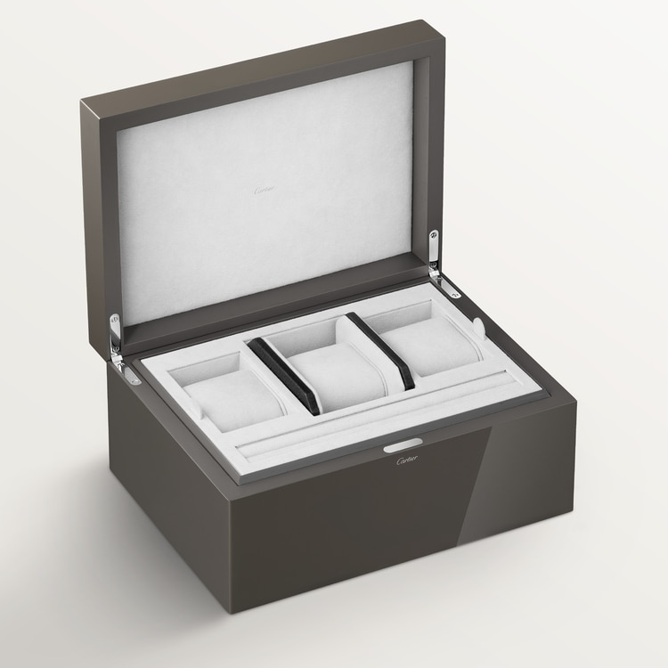 Santos de Cartier three watch and cufflink box