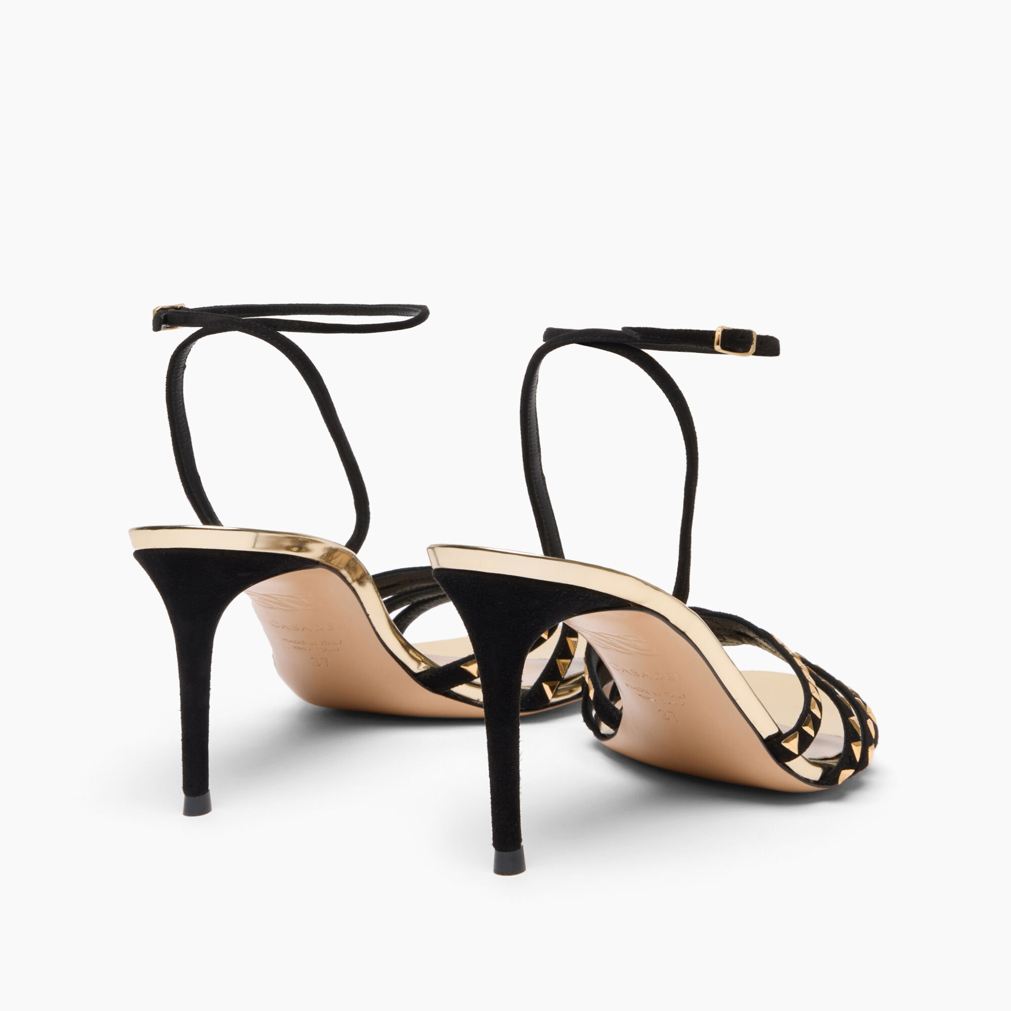 Divine Sandal in Gold Black for Women | Casadei®