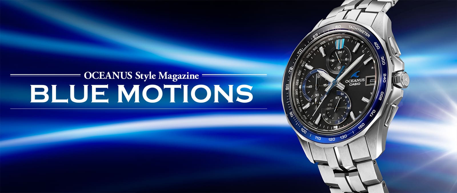 NEW Manta “S7000” Vol.1 青のクロノグラフ | CASIO
