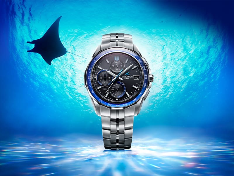 クロノグラフのスポーティ感を大胆に表現した“OCEANUS” | CASIO