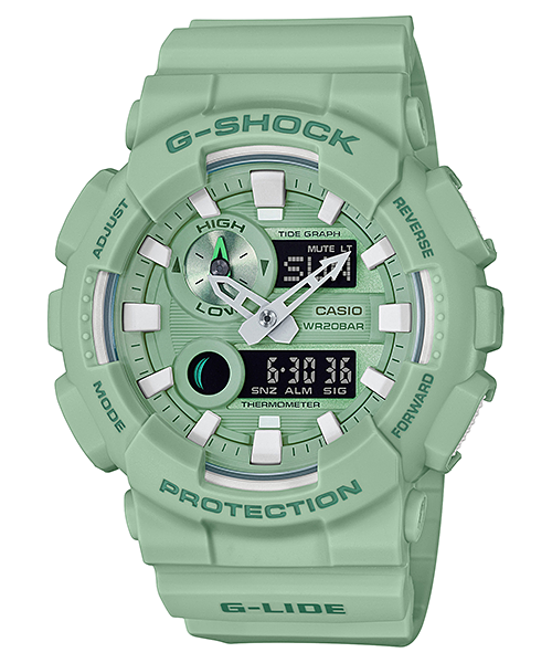 Casio G-Shock G-Lide Tide Graph Analog Digital GAX-100CSB-3A Men's