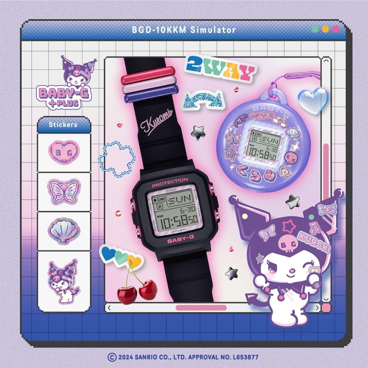 BGD10KKM-1 | BABY-G DIGITAL Black | CASIO