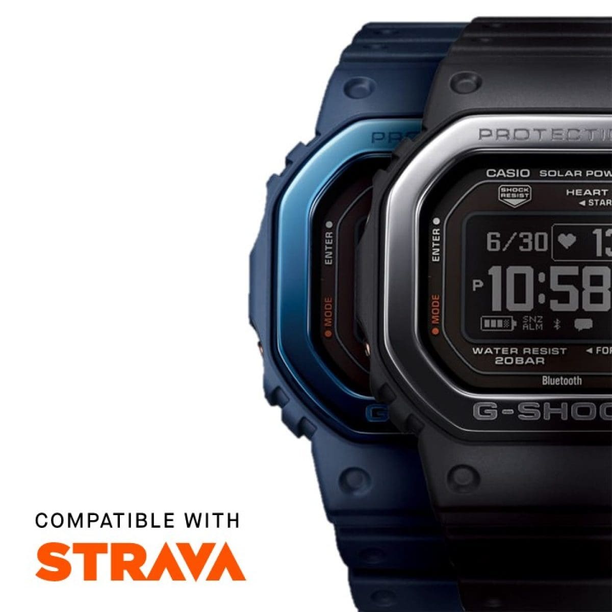 DWH5600-2 | Blue Fitness Tracking Smartwatch | MIP LCD Watch | CASIO