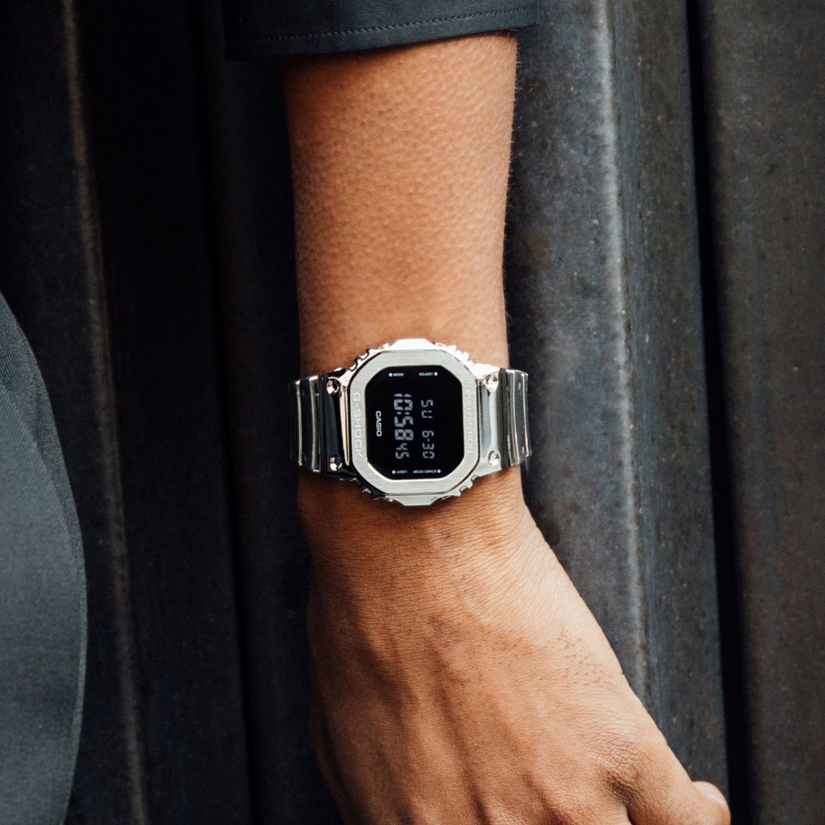 GM5600YM-8 | G-SHOCK Silver Watch, Silicone Watch Band | Casio