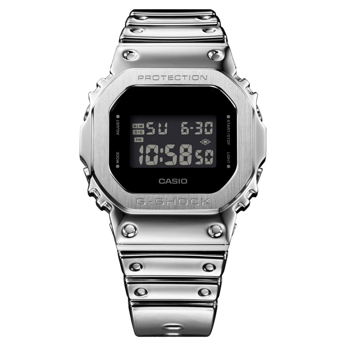 GM5600YM-8 | G-SHOCK Silver Watch, Silicone Watch Band | Casio