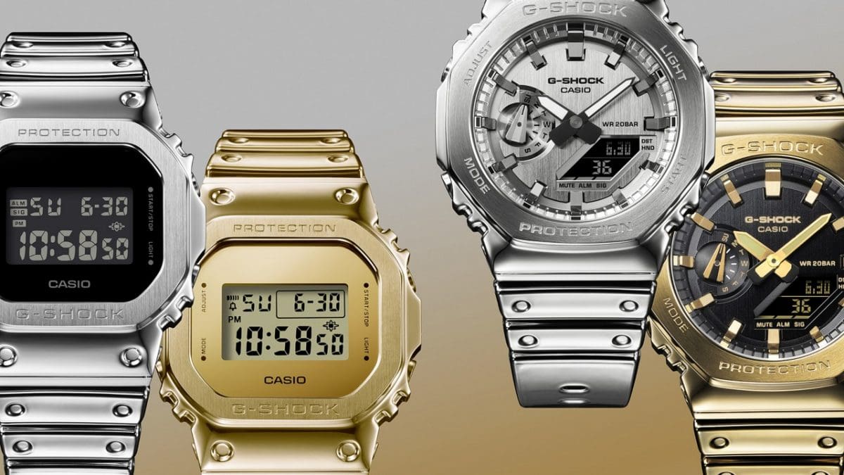 GM5600YM-8A8 | Silver Watch with Silicone Watch Band | Casio