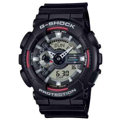 GA110CD-1A2 | Big G-SHOCK Watch | Black with Ice Blue Face | Casio