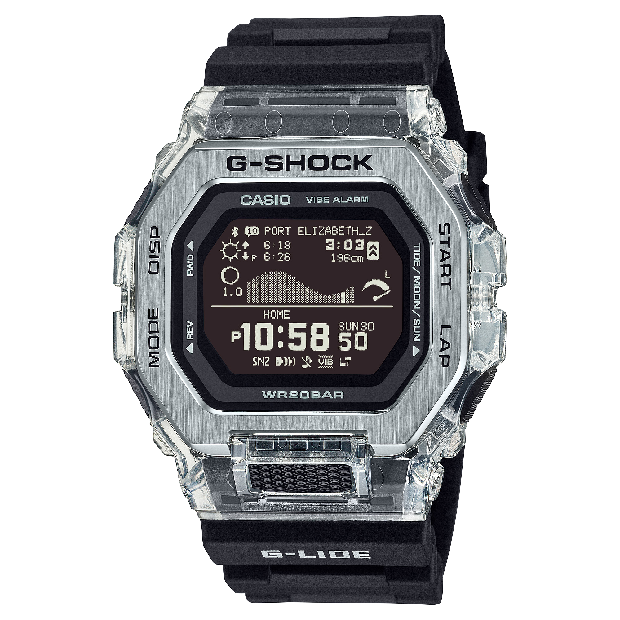 GBX100S-1 | G-SHOCK G-LIDE Silver | CASIO