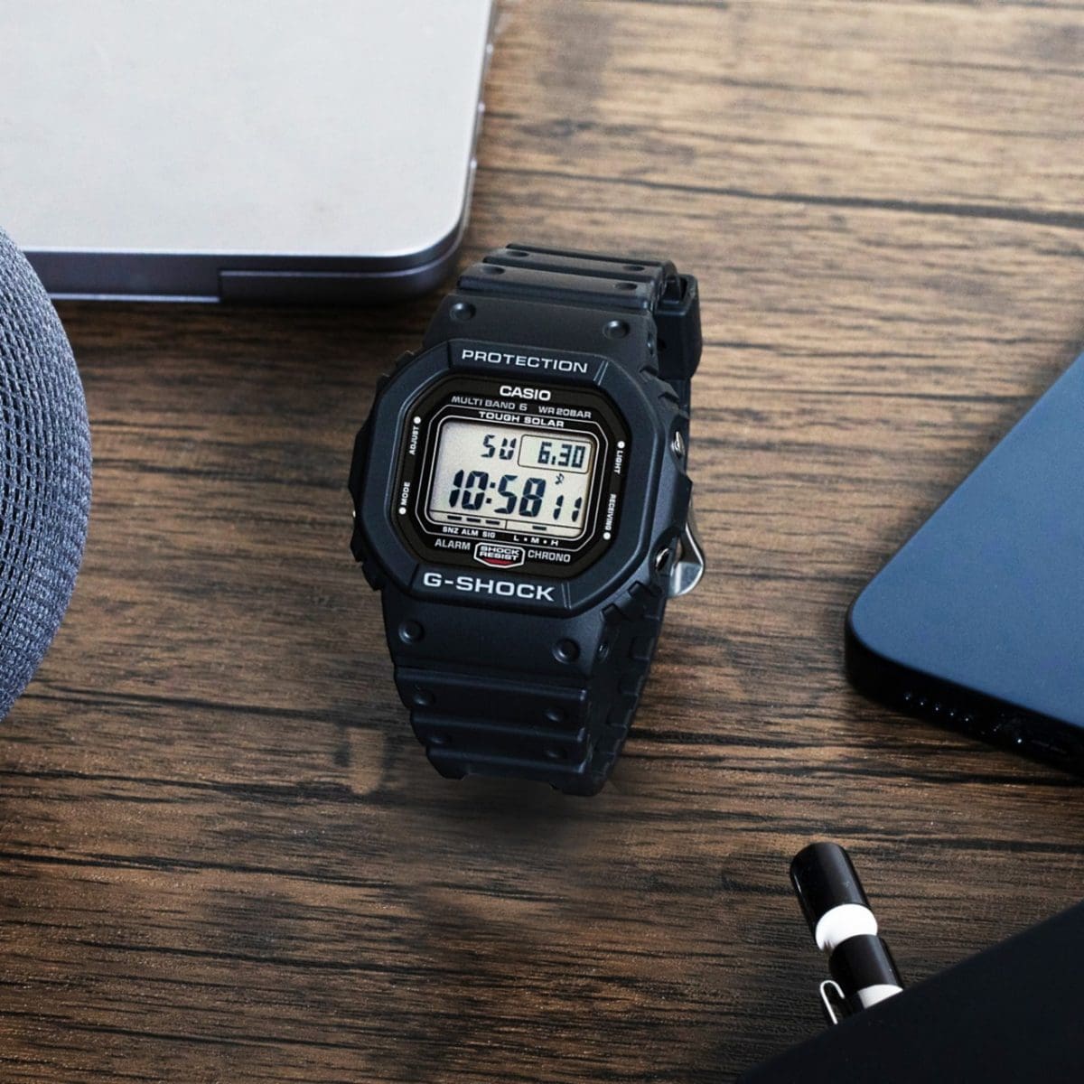 GW5000U-1 | G-SHOCK 5600 SERIES Black | CASIO