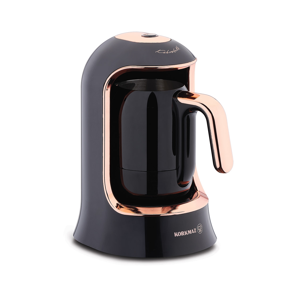Korkmaz Kahve Makinesi A860-09 Kahvekolik Deluxe Otomatik Siyah/rose