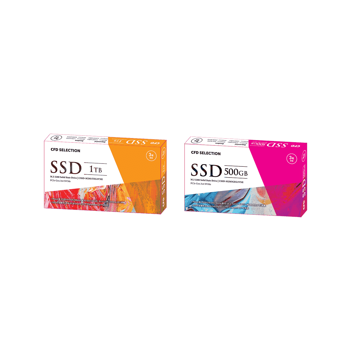 CSSD-M2M1TPG4VNZ | CFD Gaming PG4VNZ ゲーミングモデル M.2 NVMe接続