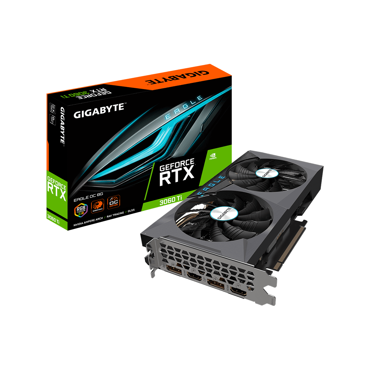 GV-N306TEAGLE OC-8GD | GIGABYTE NVIDIA GEFORCE RTX 3060 Ti 搭載